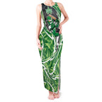 Melbourne Stars Tank Maxi Dress Flaming Lightning Storm Geometric Sports Mascot Art