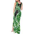 Melbourne Stars Tank Maxi Dress Flaming Lightning Storm Geometric Sports Mascot Art