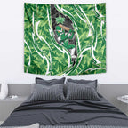 Melbourne Stars Tapestry Flaming Lightning Storm Geometric Sports Mascot Art