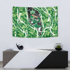 Melbourne Stars Tapestry Flaming Lightning Storm Geometric Sports Mascot Art