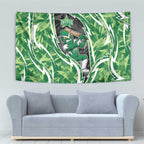 Melbourne Stars Tapestry Flaming Lightning Storm Geometric Sports Mascot Art