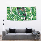 Melbourne Stars Tapestry Flaming Lightning Storm Geometric Sports Mascot Art