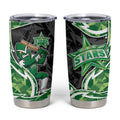 Melbourne Stars Tumbler Cup Flaming Lightning Storm Geometric Sports Mascot Art