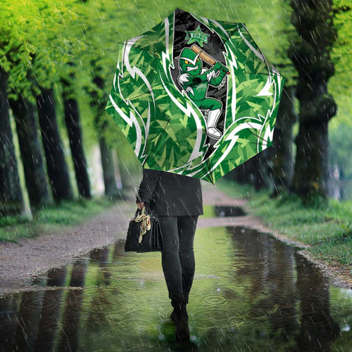 Melbourne Stars Umbrella Flaming Lightning Storm Geometric Sports Mascot Art