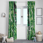 Melbourne Stars Window Curtain Flaming Lightning Storm Geometric Sports Mascot Art