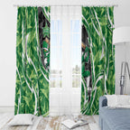 Melbourne Stars Window Curtain Flaming Lightning Storm Geometric Sports Mascot Art