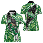 Melbourne Stars Women Polo Shirt Flaming Lightning Storm Geometric Sports Mascot Art