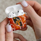 Perth Scorchers AirPods Case Flaming Lightning Storm Geometric Sports Mascot Art