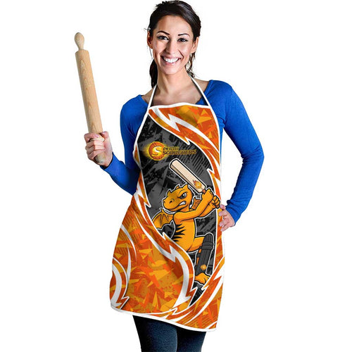 Perth Scorchers Apron Flaming Lightning Storm Geometric Sports Mascot Art