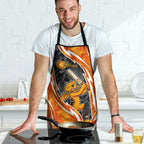 Perth Scorchers Apron Flaming Lightning Storm Geometric Sports Mascot Art