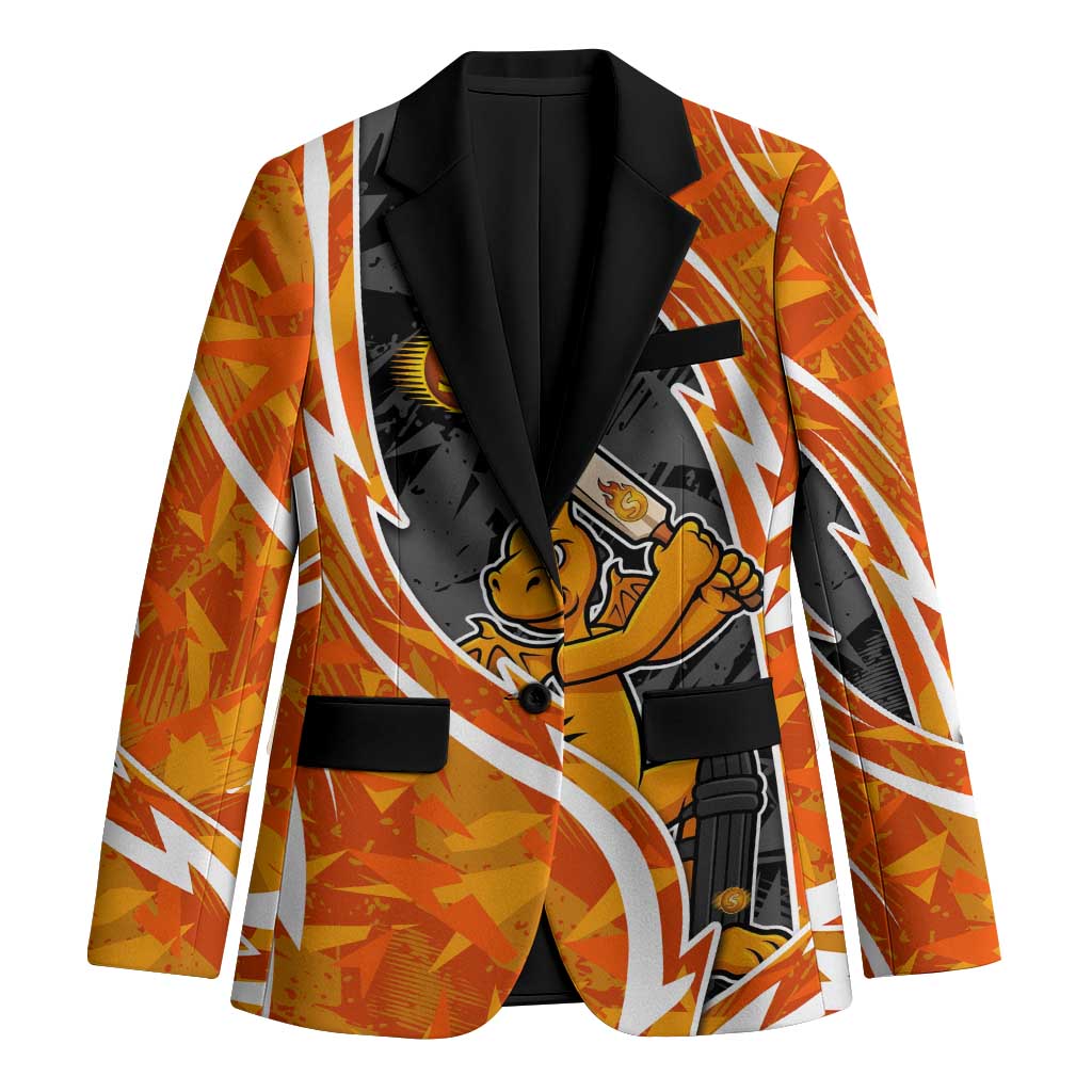 Perth Scorchers Blazer Flaming Lightning Storm Geometric Sports Mascot Art