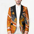 Perth Scorchers Blazer Flaming Lightning Storm Geometric Sports Mascot Art