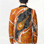 Perth Scorchers Blazer Flaming Lightning Storm Geometric Sports Mascot Art