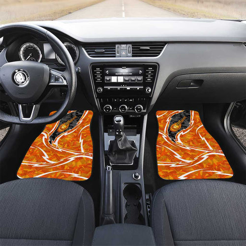 Perth Scorchers Car Mats Flaming Lightning Storm Geometric Sports Mascot Art