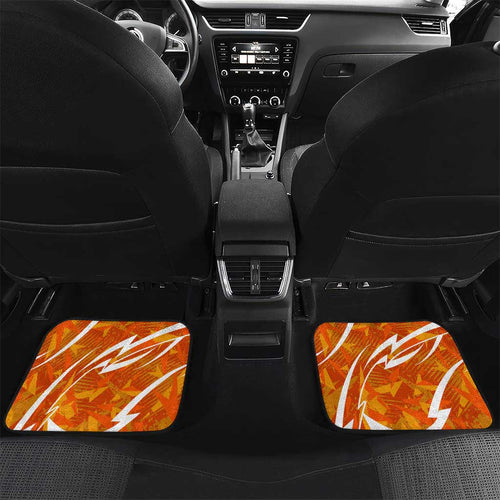 Perth Scorchers Car Mats Flaming Lightning Storm Geometric Sports Mascot Art