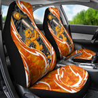 Perth Scorchers Car Seat Cover Flaming Lightning Storm Geometric Sports Mascot Art
