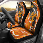 Perth Scorchers Car Seat Cover Flaming Lightning Storm Geometric Sports Mascot Art