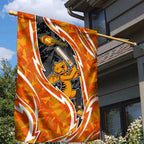 Perth Scorchers Garden Flag Flaming Lightning Storm Geometric Sports Mascot Art