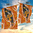 Perth Scorchers Garden Flag Flaming Lightning Storm Geometric Sports Mascot Art