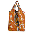 Perth Scorchers Grocery Bag Flaming Lightning Storm Geometric Sports Mascot Art