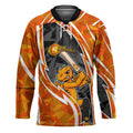Perth Scorchers Hockey Jersey Flaming Lightning Storm Geometric Sports Mascot Art
