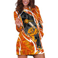 Perth Scorchers Hoodie Dress Flaming Lightning Storm Geometric Sports Mascot Art