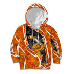 Perth Scorchers Kid Hoodie Flaming Lightning Storm Geometric Sports Mascot Art