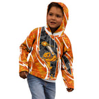 Perth Scorchers Kid Hoodie Flaming Lightning Storm Geometric Sports Mascot Art