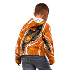 Perth Scorchers Kid Hoodie Flaming Lightning Storm Geometric Sports Mascot Art