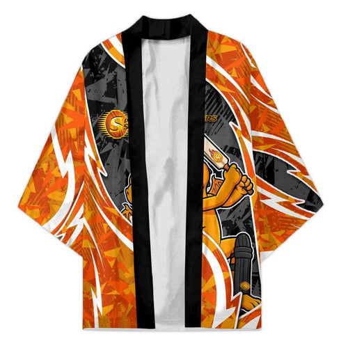 Perth Scorchers Kimono Flaming Lightning Storm Geometric Sports Mascot Art