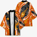 Perth Scorchers Kimono Flaming Lightning Storm Geometric Sports Mascot Art