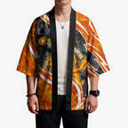 Perth Scorchers Kimono Flaming Lightning Storm Geometric Sports Mascot Art