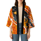 Perth Scorchers Kimono Flaming Lightning Storm Geometric Sports Mascot Art