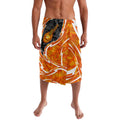 Perth Scorchers Lavalava Flaming Lightning Storm Geometric Sports Mascot Art