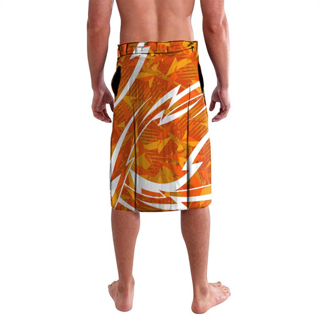 Perth Scorchers Lavalava Flaming Lightning Storm Geometric Sports Mascot Art
