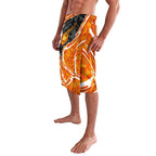 Perth Scorchers Lavalava Flaming Lightning Storm Geometric Sports Mascot Art