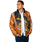 Perth Scorchers Padded Jacket Flaming Lightning Storm Geometric Sports Mascot Art