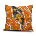 Perth Scorchers Pillow Cover Flaming Lightning Storm Geometric Sports Mascot Art