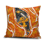 Perth Scorchers Pillow Cover Flaming Lightning Storm Geometric Sports Mascot Art