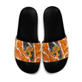Perth Scorchers Slide Sandals Flaming Lightning Storm Geometric Sports Mascot Art