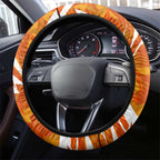Perth Scorchers Steering Wheel Cover Flaming Lightning Storm Geometric Sports Mascot Art