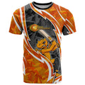Perth Scorchers T Shirt Flaming Lightning Storm Geometric Sports Mascot Art