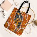 Perth Scorchers Tote Bag Flaming Lightning Storm Geometric Sports Mascot Art