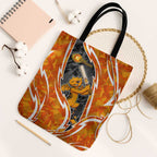 Perth Scorchers Tote Bag Flaming Lightning Storm Geometric Sports Mascot Art