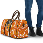 Perth Scorchers Travel Bag Flaming Lightning Storm Geometric Sports Mascot Art
