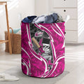 Sydney Sixers Laundry Basket Flaming Lightning Storm Geometric Sports Mascot Art