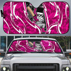 Sydney Sixers Auto Sun Shade Flaming Lightning Storm Geometric Sports Mascot Art