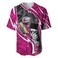 Sydney Sixers Baseball Jersey Flaming Lightning Storm Geometric Sports Mascot Art