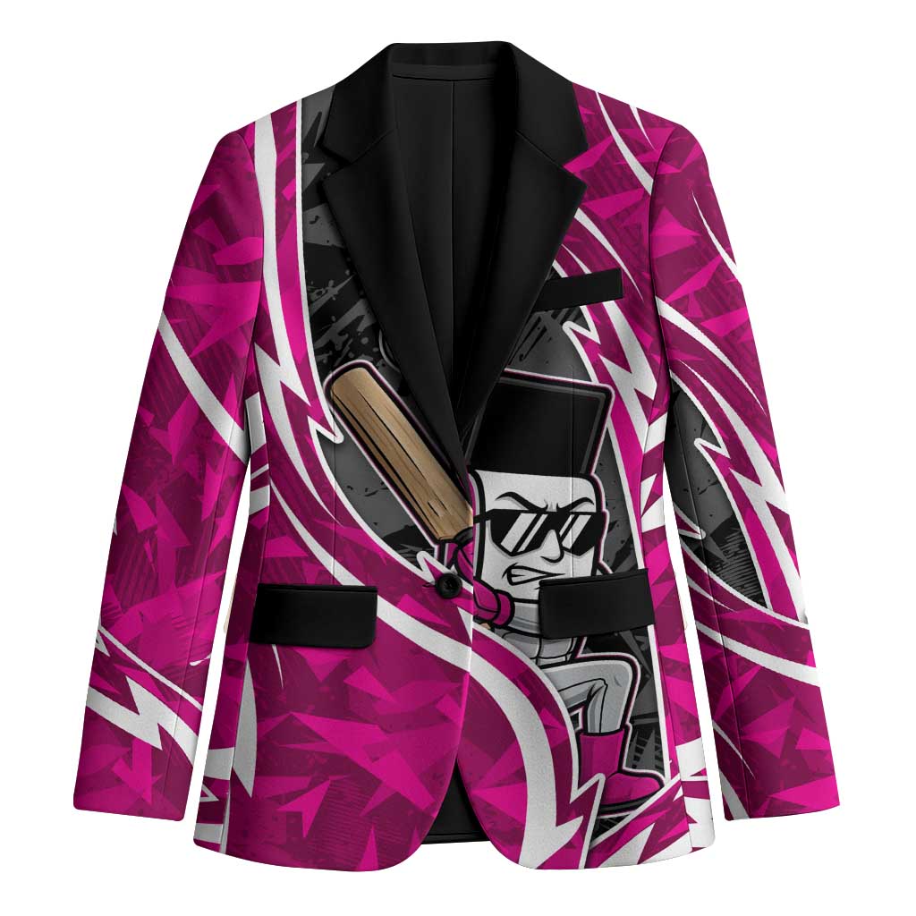 Sydney Sixers Blazer Flaming Lightning Storm Geometric Sports Mascot Art