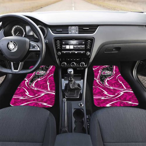 Sydney Sixers Car Mats Flaming Lightning Storm Geometric Sports Mascot Art